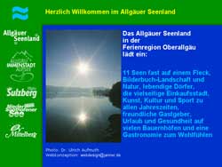Homepage Allgäuer Seenland